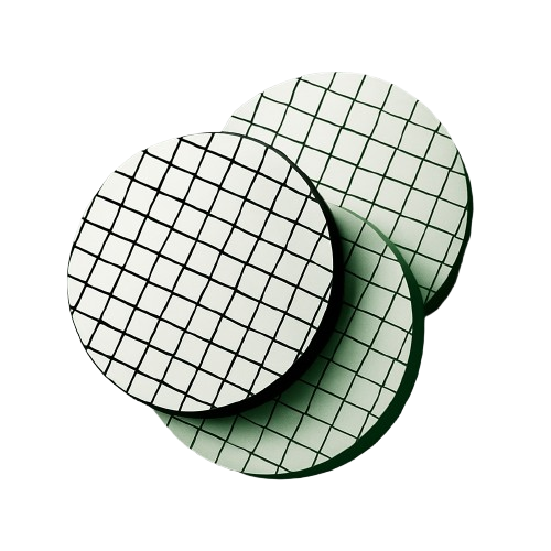 [GMCE5022BAN] White Membrane with Green Grid-Individual Sterile Pack-47
